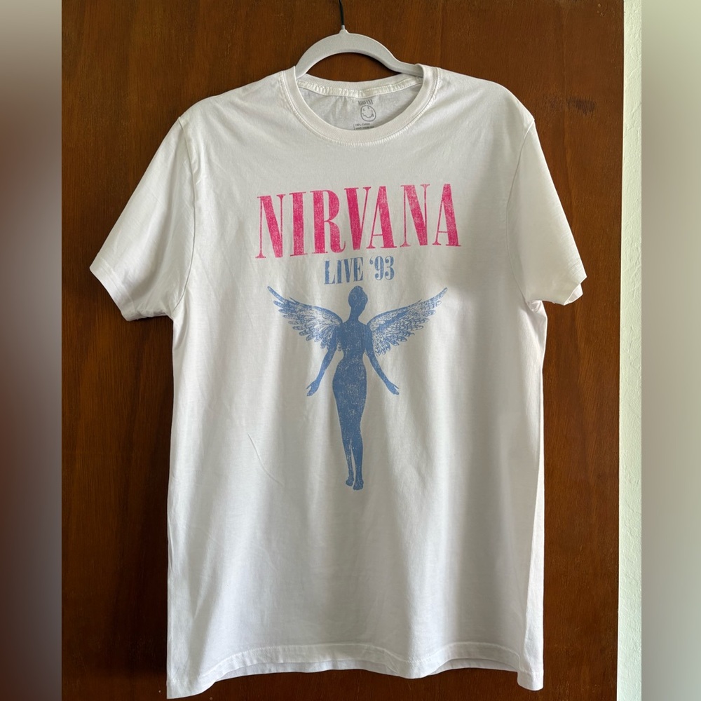 Nirvana Live ‘93 Graphic Tee Size Large Target Band Shirt